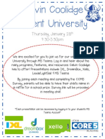 parent university flyer