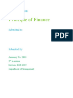 Assignment Cover (Finance)