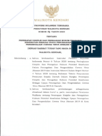 Peraturan Walikota Disiplin Dan Penegakan Hukum Covid - 19