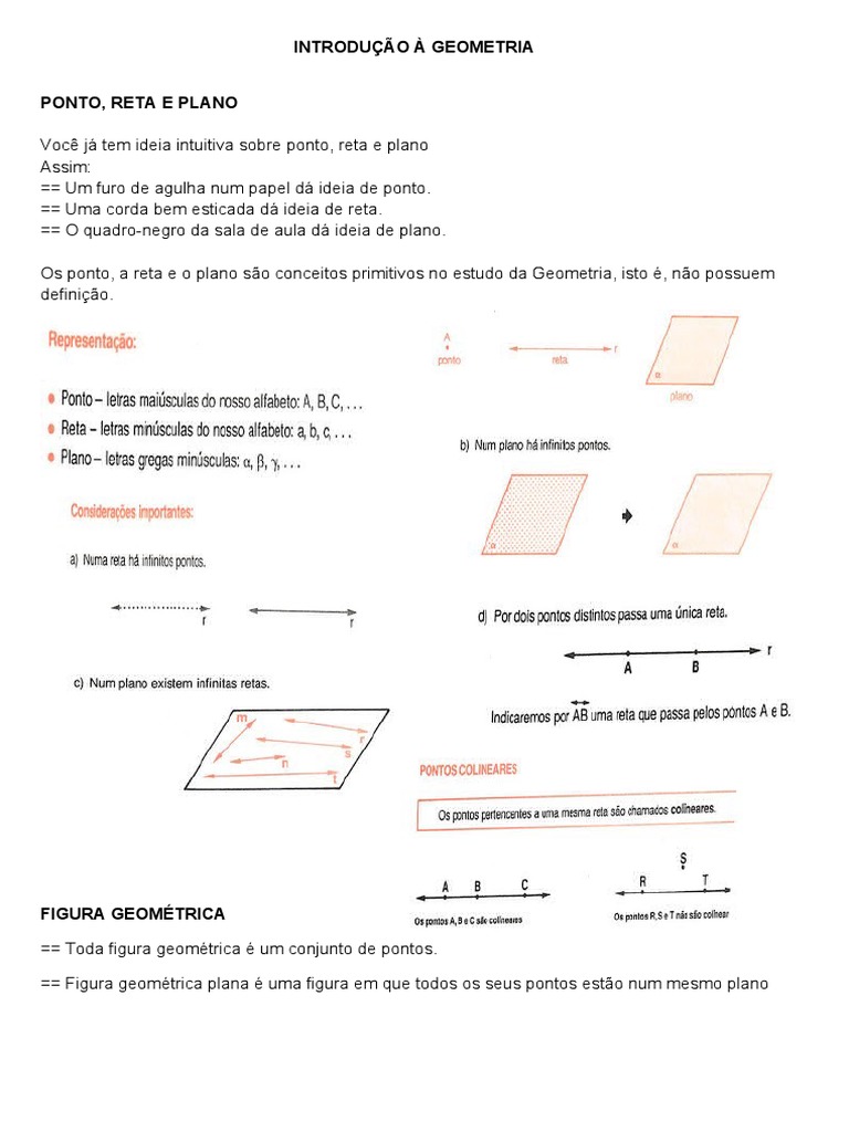 Introdução À Geometria | PDF | Linha (Geometria) | Geometria Euclidiana
