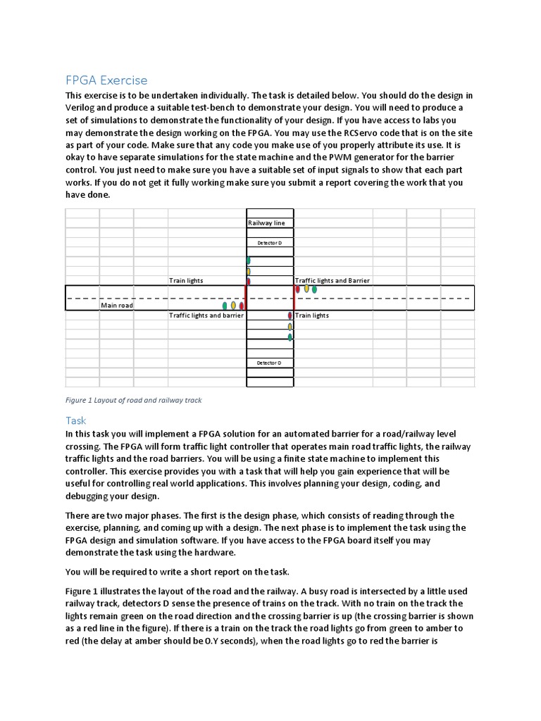 FPGA Traffic Light Controller Design | PDF | Field Programmable Gate ...