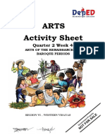Arts Activity Sheet: Quarter 2 Week 4-6