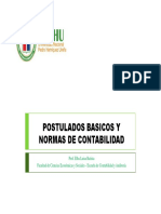 Postulados Basicos y Normas de Contabilidad