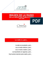 Estudio Imagen de La Radio en La Industria Publicitaria