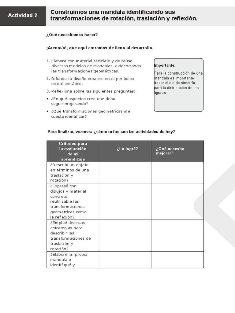 Actividad 2 - 3 Parte | PDF | Crecimiento personal y profesional | Arte
