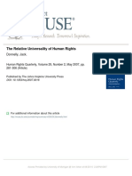 3A the Relative Universality of Human Rights by Jack Donnely