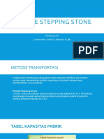 Pertemuan XII Metode Stepping Stone (OR)
