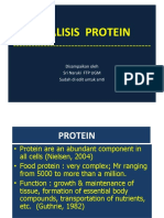 Analisis Protein: Disampaikan Oleh Sri Naruki FTP UGM Sudah Di Edit Untuk Smti