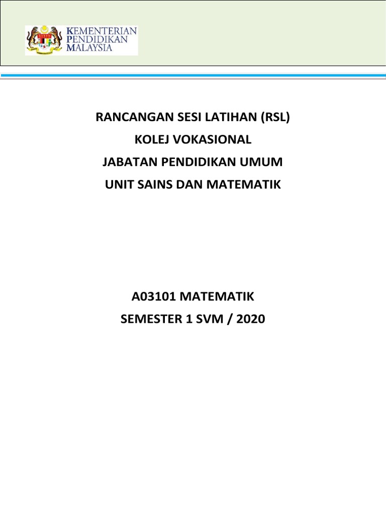 Rsl Sem 1 Kskv Pdf
