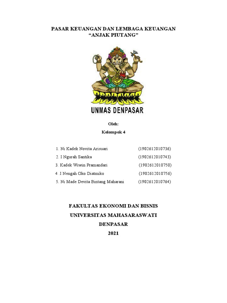 Anjak Piutang | PDF
