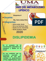 Alteraciones Metabolicas Lipidicas