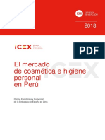 Estudio de Mercado Peru Cosmetica Higiene Personal Icex 2017
