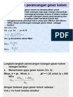 Analisis Dan Perancangan Geser Kolom