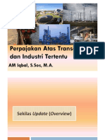 Perpajakan Atas Transaksi Dan Industri Tertentu 1