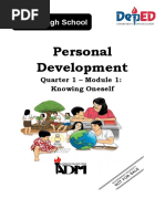 Personal Development: Senior High School