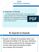 Bab 7 As Sunnah