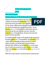 February 03,2021 Inequality Due To Covid19, Impact of Covid19 On Education