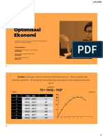 Analisis Optimisasi Ekonomi (PPT)