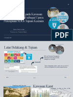 Sanitasi Air Tanah Pada Kawasan Karst Gunungkidul Sebagai Upaya Pencapaian SDGs Tujuan Keenam