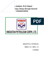 Case Analysis: WAC Report (HPCL-Driving Change Through Internal Communication)