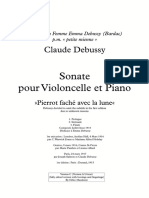 Debussy Mandozzi Version C Vc - Partitur