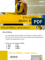 Basic Skills in Volleyball