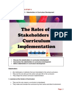 Episode 11: Stakeholders in Curriculum Development: Field Study 4