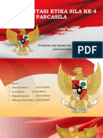 Implementasi Etika Sila Ke-4 Pancasila