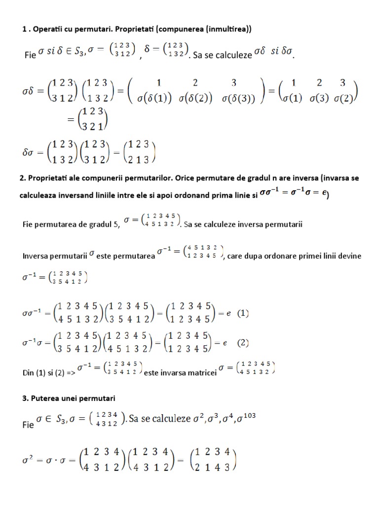 Permutari | PDF