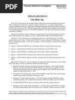 Glo-Stick, Inc.: Financial Statement Investigation A02-04-2015