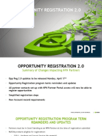 NPN Opportunity Registration 2.0: Partner Update