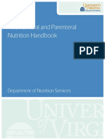 Adult Enteral Parental Nutrition Handbook