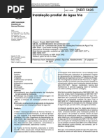 NBR5626_1998 - InstalaÃ¾Ão predial de Ãgua fria