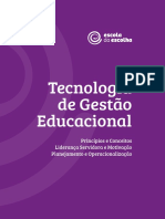 Tecnologia de Gestão Educacional - Princípios e Conceitos Liderança Servidora e Motivação - Planejamento e Operacionalização