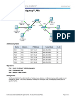 3.2.1.7 Packet Tracer - Configuring VLANs Instructions