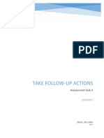 Take Follow-Up Actions: Assessment Task 3