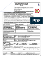 Irctcs E-Ticketing Service Electronic Reservation Slip (Agent)