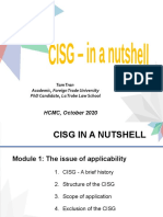 CISG Module 1 - FTU