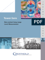 Tower-Sens: Non-Contact Long Range Level Measurement