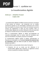 Digitalisation et Transformation Numérique | PDF | Scanner ...