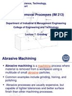 Material Removal Processes (IM 213) : Arab Academy For Science, Technology, and Maritime Transport