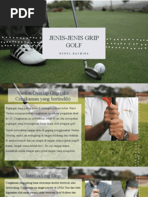 Tugasan Gc Jenis Jenis Grip Golf Pdf