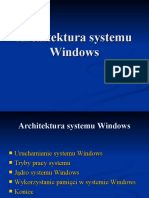 Architektura Systemu Windows