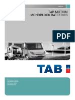 Tab Motion Monoblock Batteries: English