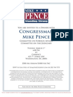 Dinner For Mike Pence