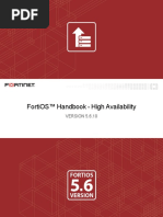 FortiOS 5.6 High - Availability