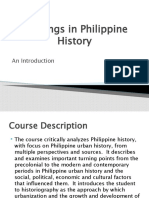 Philippine Urban History Course Analyzes Growth of Cities