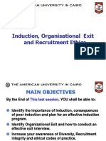 Recruitment and Selection 4 Induction and Exit