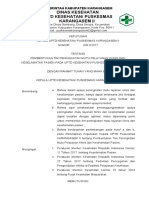 9.4.1.2 SK Ttg Pembentukan Tim Peningkatan Mutu Layanan Klinis Dan Keselamatan Pasien