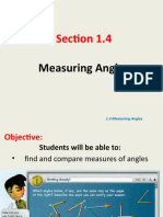 1 - 4 Measuring Angles
